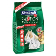 Vitakraft Emotion Functional Longhair - пълноценна супер премиум храна за дългокосмести зайчета 600 гр.